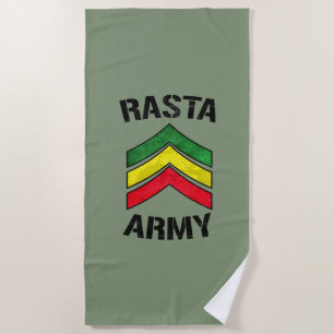 Serviette De Plage Armée de Rasta