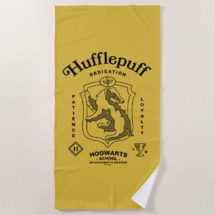 Serviette De Plage Armoirie de dévotion Patience Loyauté HUFFLEPUFF™