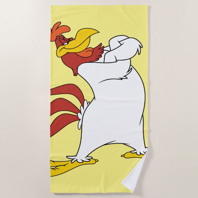 Serviette De Plage Armoiries de Foghorn Leghorn franchies (Devant)