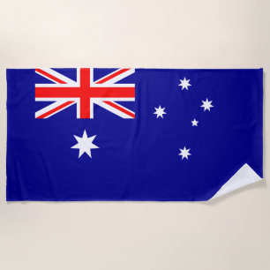 Serviette De Plage Australie Drapeau Beach Towel