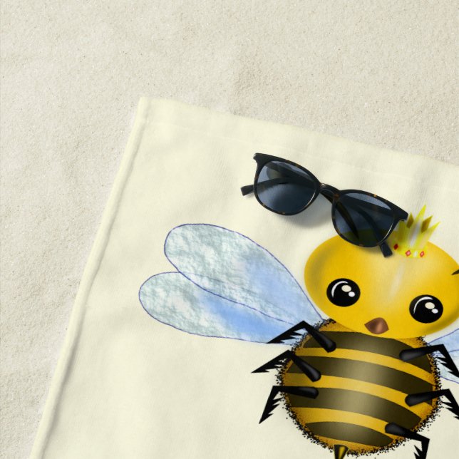 Serviette de plage Baby Queen Bee - Choisissez les (En situation)
