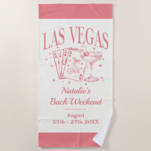 Serviette De Plage Bachelorette sur mesure Las Vegas