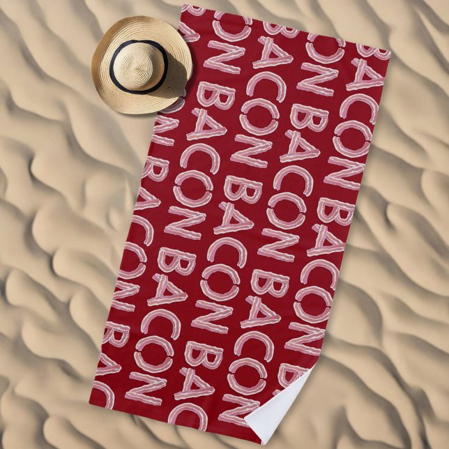Serviette De Plage Bacon (Créateur téléchargé)