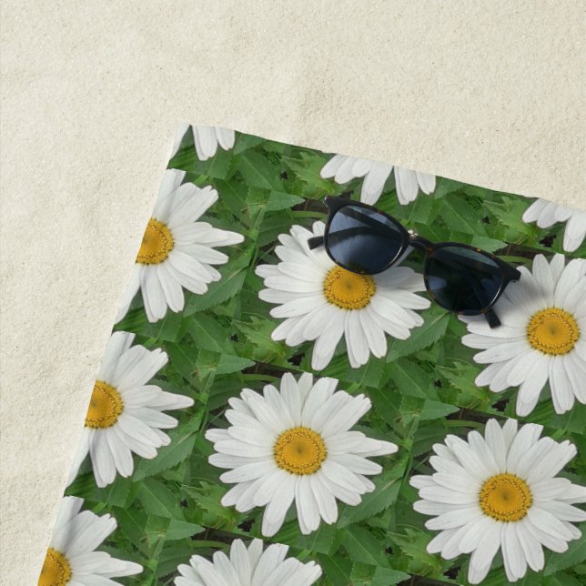 Serviette De Plage Baise blanche (En situation)