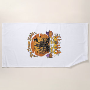 Serviette De Plage Balai Brisé Cuisine Maison Hantée Halloween Chaudr