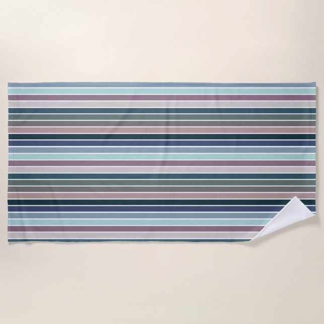 Serviette De Plage Bandes cool (Devant)