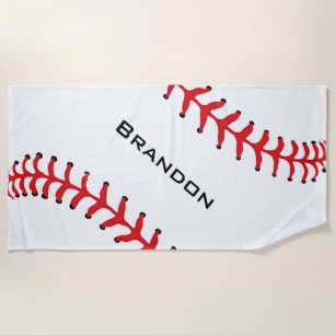 Serviette De Plage Baseball Stitching Design Beach Towel