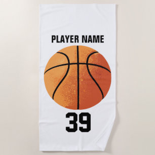 Serviette De Plage Basketball Beach Towel