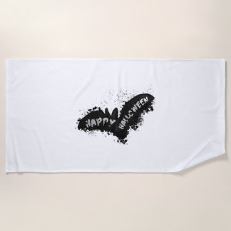 Serviette De Plage Bat d'Halloween