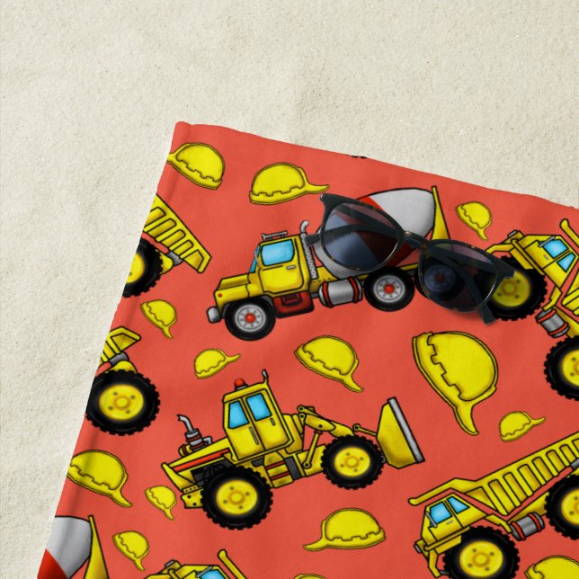 Serviette De Plage Bâtiment Zone Beach Towel (En situation)