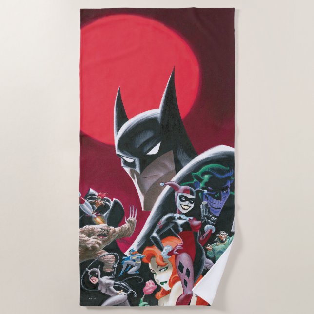 Serviette De Plage Batman Adventures Dangerous Dames & Demons (Devant)