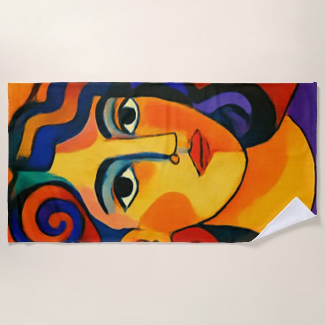 Serviette De Plage beach towel (Devant)