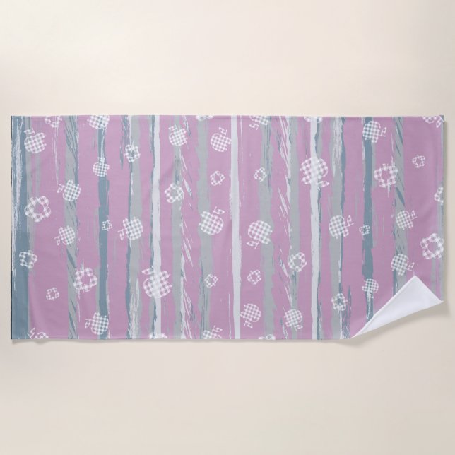 Serviette De Plage Beach Towel – Gingham Orchard (Devant)