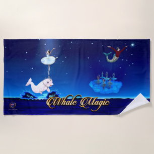 Serviette De Plage Beach Towel Heavenly Ballet "Reach For The Stars!"