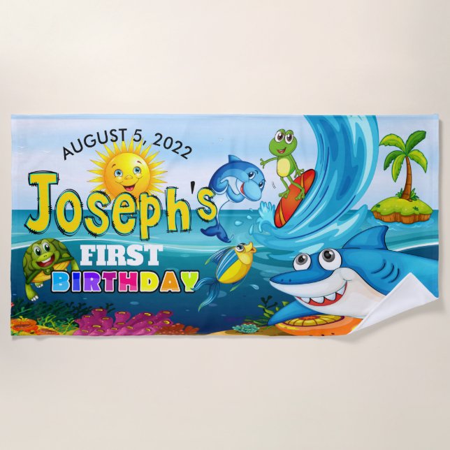 Serviette De Plage Beach Towel révisé (Devant)