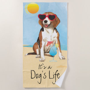 Serviette De Plage Beagle d'été
