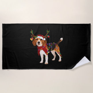 Serviette De Plage beagle dog christmas Classic T-Shirt
