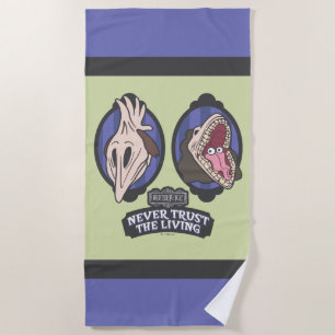 Serviette De Plage Beetlejuice   Maitlands "Never Trust The Living"