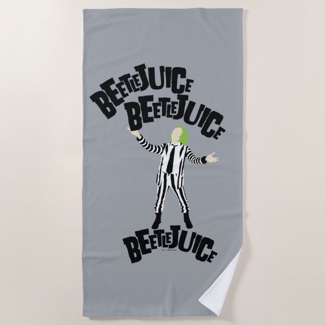 Serviette De Plage Beetlejus Beetlejus Beetlejus (Devant)
