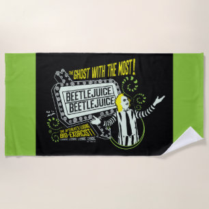Serviette De Plage Beetlejus   Marquee "Ghost With The Most"