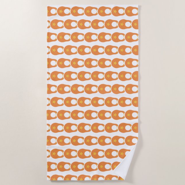 Serviette De Plage bib bébé (Devant)