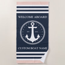 Bienvenue à bord du nom du bateau - Corail marin p