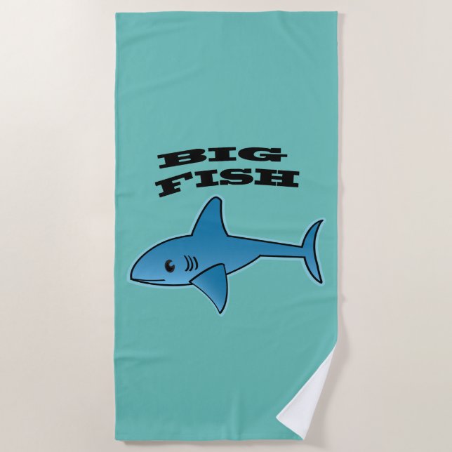 Serviette De Plage Big Fish - Beach Towel (Devant)