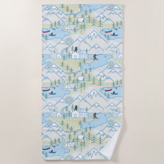 Serviette De Plage BigFoot's Lake Life