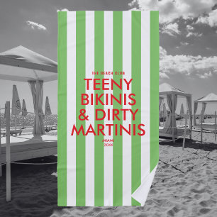 Serviette De Plage Bikinis adolescents et martins sales Le Bach Club 