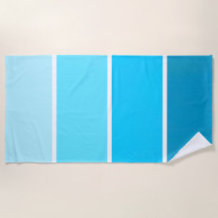 Serviette De Plage Bleu Trappe de bulles