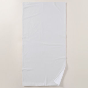 Serviette De Plage Blush Pink Simple Personnalisé Nom de répétition s
