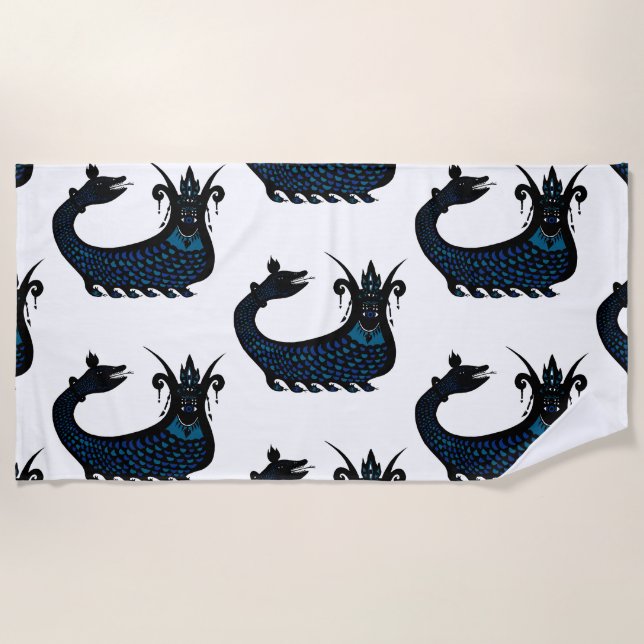 Serviette de plage Boncuk Meran (Devant)