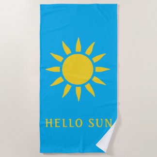 Serviette De Plage Bonjour Soleil
