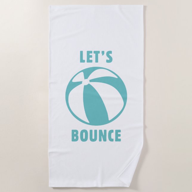 Serviette De Plage Bounce (Devant)