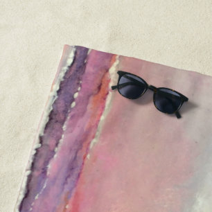 Serviette De Plage Bride Pastel Beach Sunset   Beach Towel