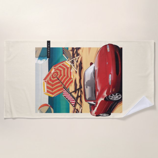 Serviette De Plage Brochure de Na Miata (Devant)