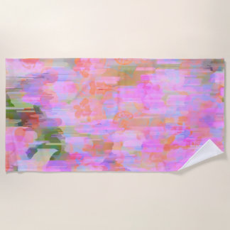 Serviette De Plage Brouillard rose