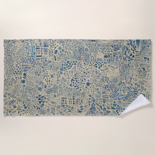 Serviette De Plage Bruit mental V01