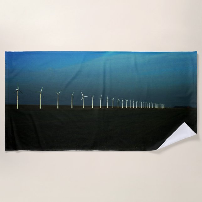 Serviette De Plage Btcnm Windfarm (Devant)