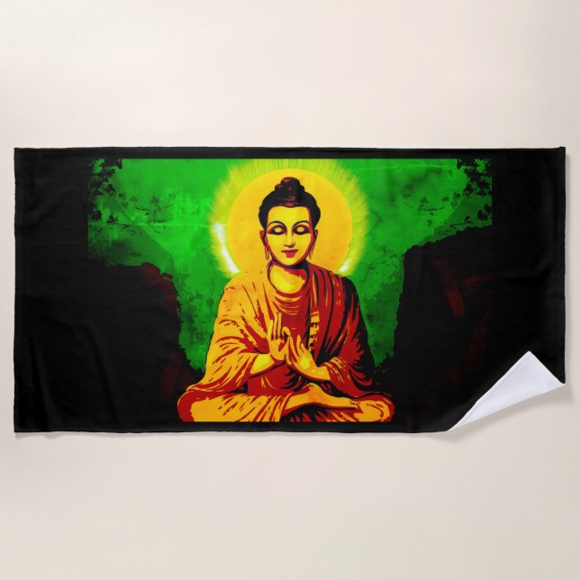 Serviette De Plage Buddha Enlightenment Beach Towel (Devant)