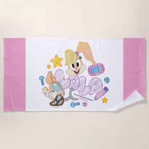 Serviette De Plage BUGS BUNNY BUILDERS™ Croquis de Lola