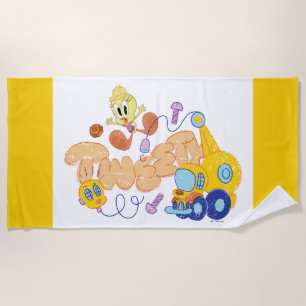 Serviette De Plage BUGS BUNNY BUILDERS™ Croquis de TWEETY™