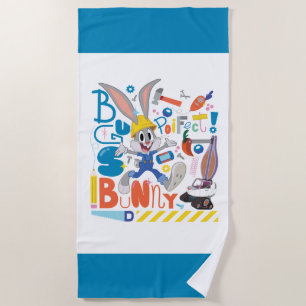 Serviette De Plage BUGS BUNNY BUILDERS™ Outils de travail de BUGS BU