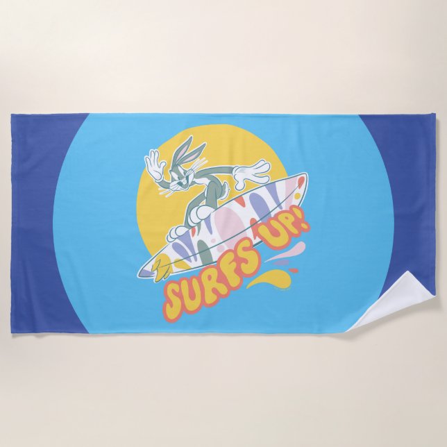 Serviette De Plage BUGS BUNNY™ - Surfs Up! (Devant)