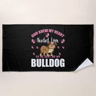SERVIETTE DE PLAGE BULLDOG