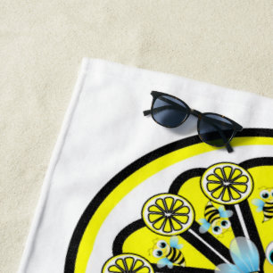 Serviette de plage Bumblebee Lemon été