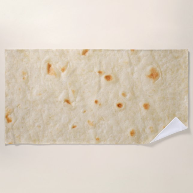 Serviette De Plage Burritos, Tortilla géante (Devant)