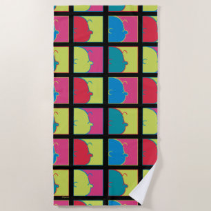 Serviette De Plage cacahuètes   Pop Art Charlie Brown