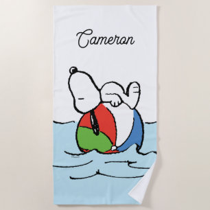 Serviette De Plage cacahuètes   Snoopy Beach Ball Beach