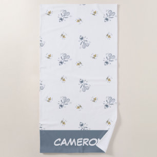 Serviette De Plage cacahuètes   Snoopy & Woodstock Laughing Motif